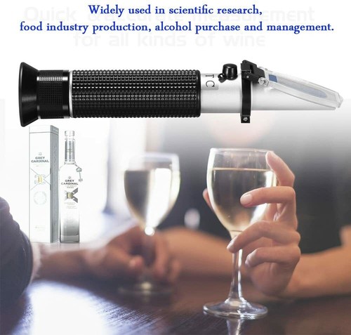 Alkohol refraktometer - alkohol, 0-80%