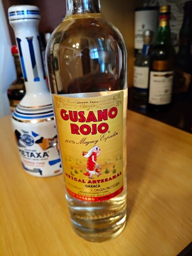 Gusano rojo mezcal clásico - rojo,