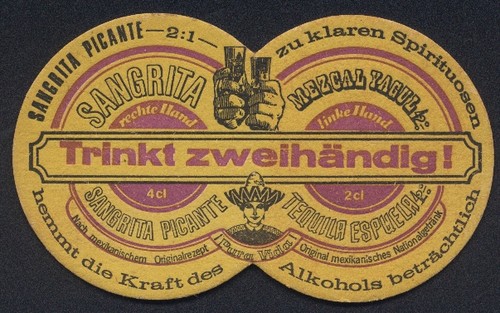 Bierdeckel sangarita und - bierdeckel,